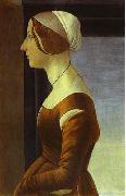 Sandro Botticelli Portrait of a Woman Sweden oil painting artist